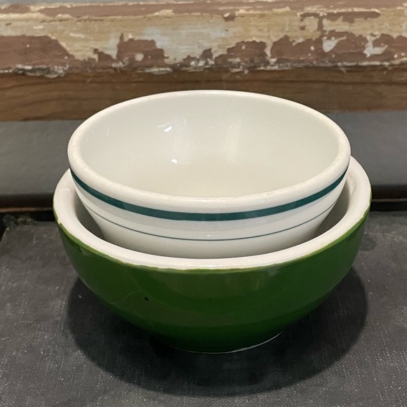 Kitchen Vintage Green Bowls Poshmark
